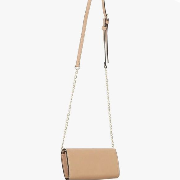 Urban Expressions Elodie Beige Crossbody Mini Bag Purse - Picture 3 of 15